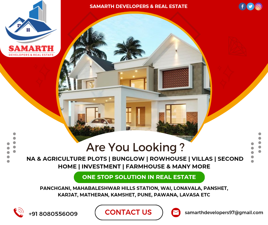 Residential Plot For Sale In Panchgani, Maharashtra, India 